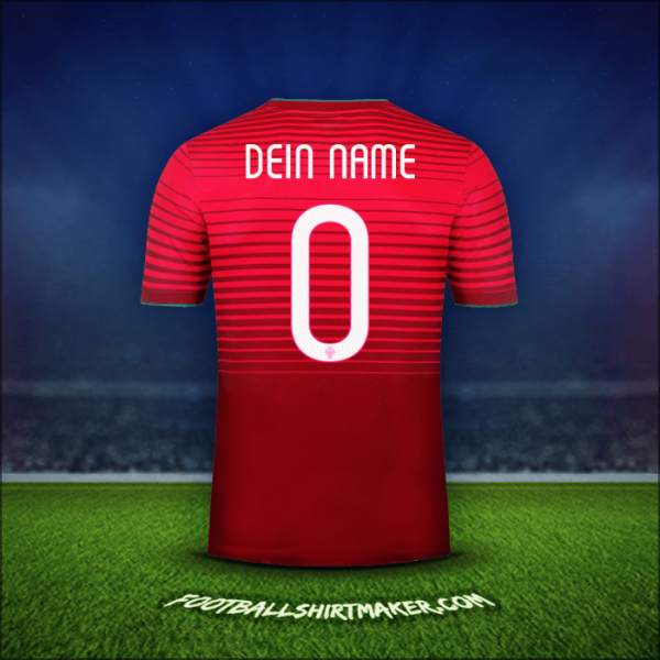 Trikot Portugal 2014/15 -  dein name - 0