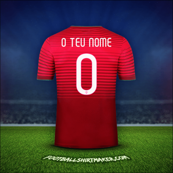 Camisola Portugal 2014/15 -  o teu nome - 0