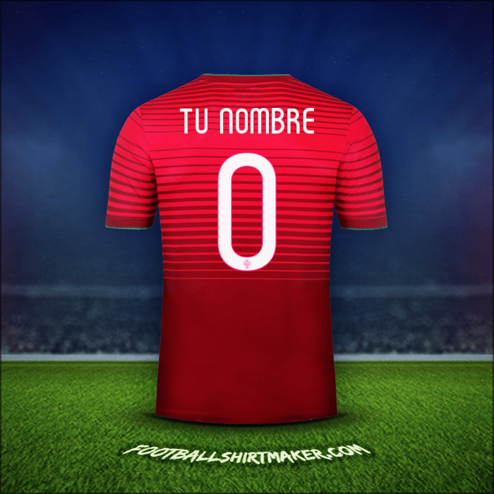 Jersey Portugal 2014/15 -  tu nombre - 0