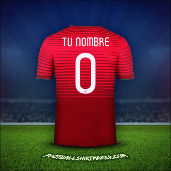 Camiseta Portugal 2014/15 -  tu nombre - 0