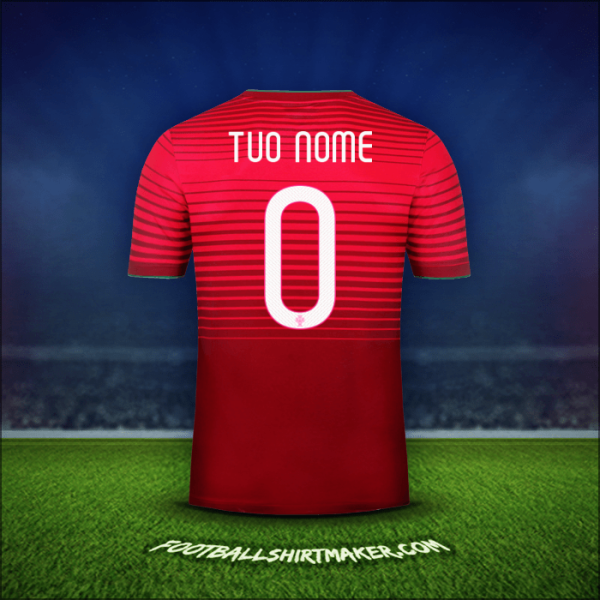 Maglia Portogallo 2014/15 -  tuo nome - 0