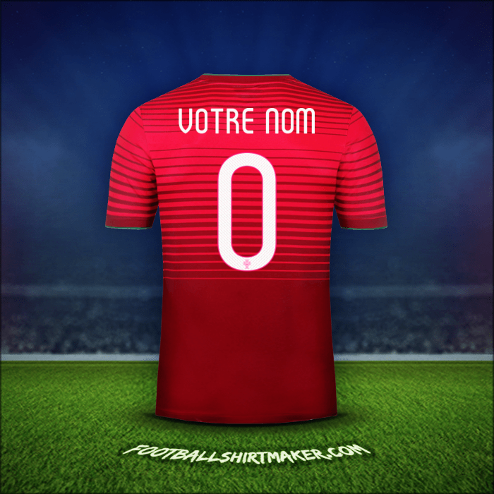 Maillot Portugal 2014/15 -  votre nom - 0