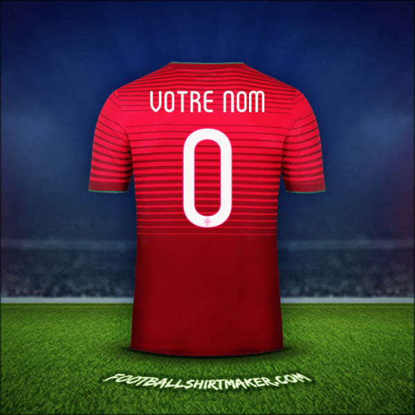Maillot Portugal 2014/15 -  votre nom - 0