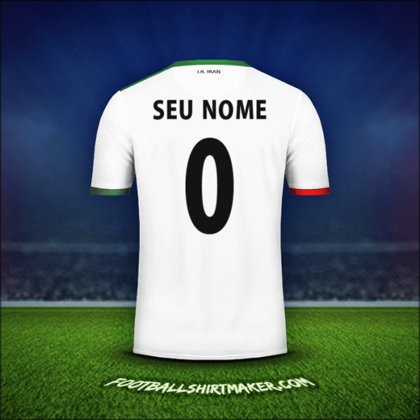Camisa Irã 2014 -  seu nome - 0