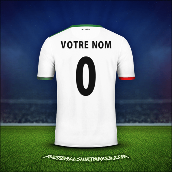 Maillot Iran 2014 -  votre nom - 0