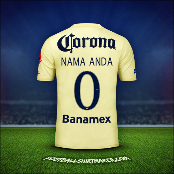 Jersey Club America 2014/15 -  nama anda - 0