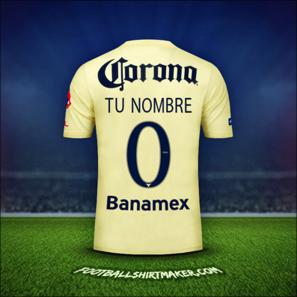 Camiseta Club America 2014/15 -  tu nombre - 0