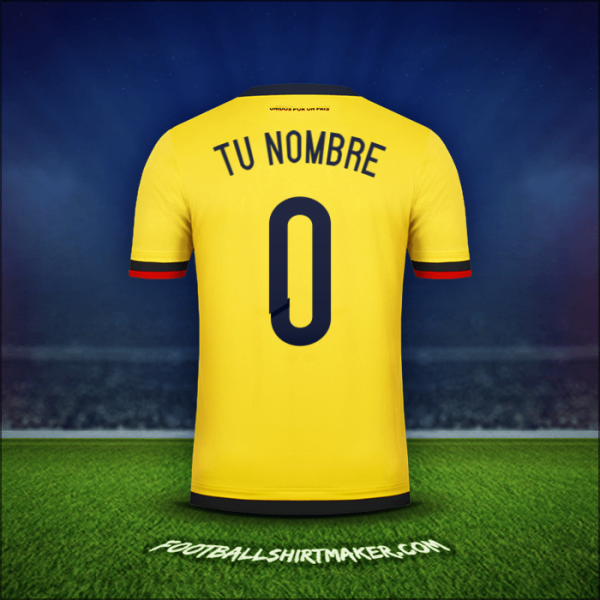Jersey Colombia 2015 -  tu nombre - 0
