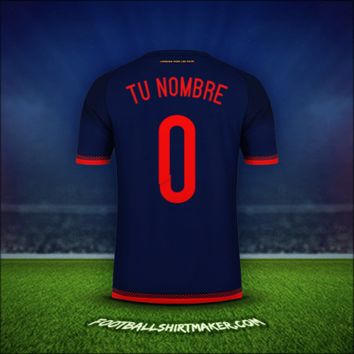 Camiseta Colombia 2015 Visita -  tu nombre - 0