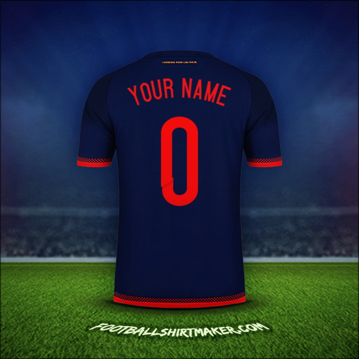 Shirt Colombia 2015 Away -  your name - 0