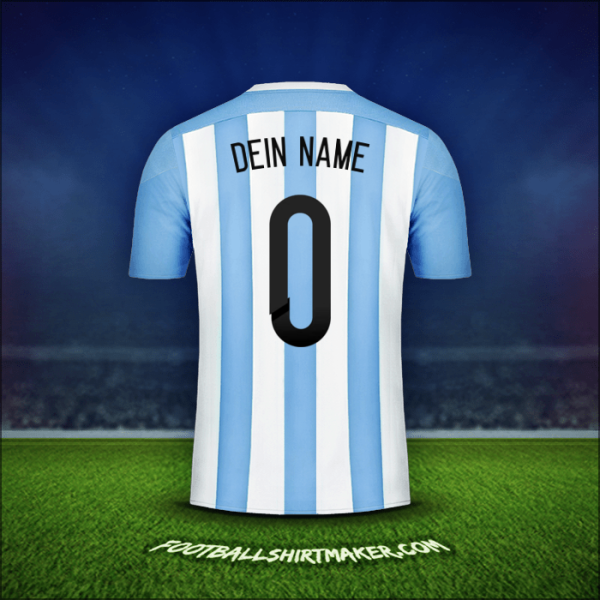 Trikot Argentinien 2015 -  dein name - 0
