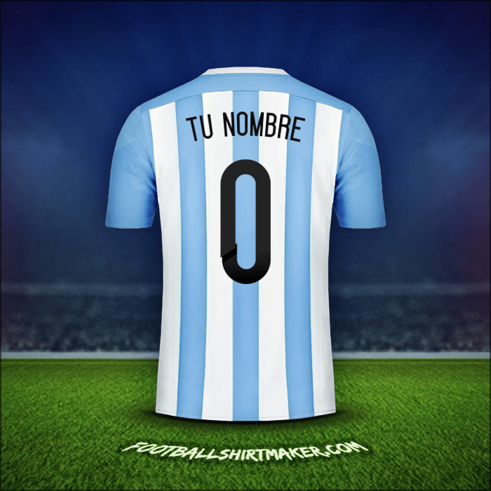 Camiseta Argentina 2015 -  tu nombre - 0