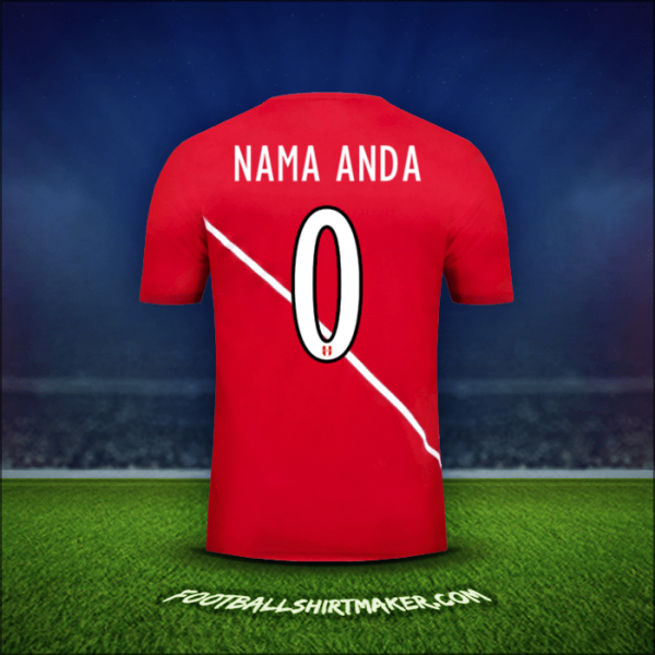 Jersey Peru 2015/16 Alternatif -  nama anda - 0