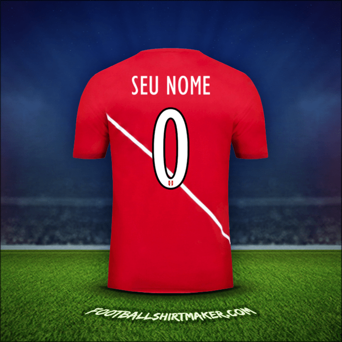 Camisa Peru 2015/16 Alternativa -  seu nome - 0