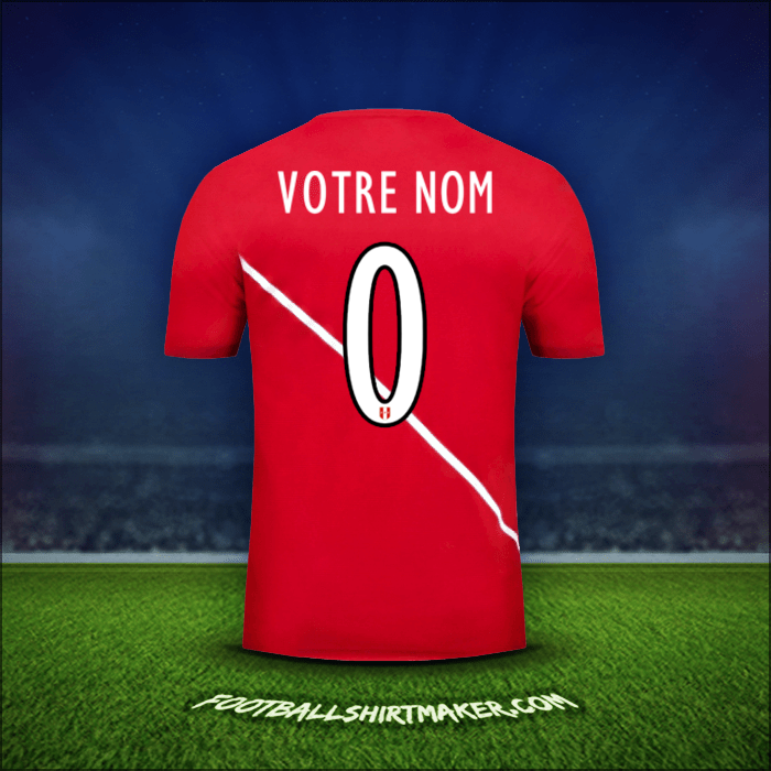 Maillot Pérou 2015/16 Extérieur -  votre nom - 0