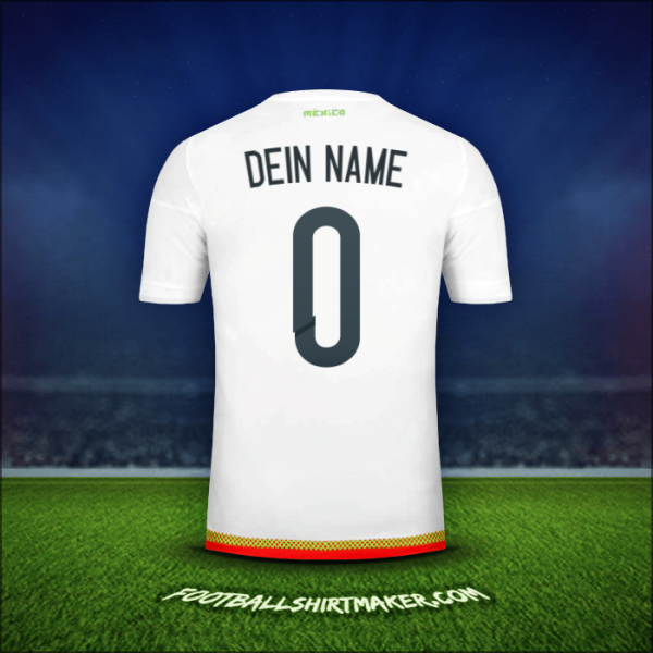 Trikot Mexiko 2015/16 Auswärts -  dein name - 0