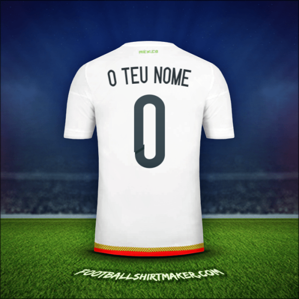 Camisola México 2015/16 Alternativa -  o teu nome - 0