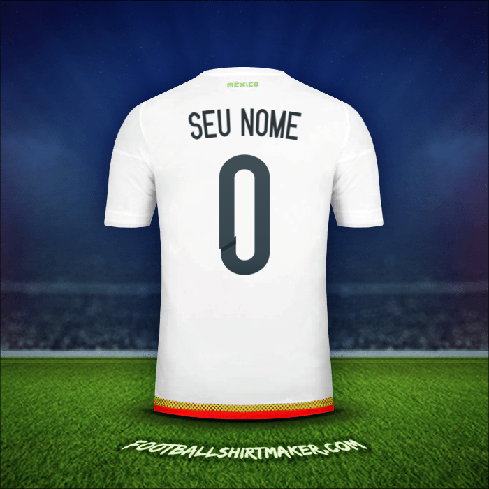 Camisa México 2015/16 Alternativa -  seu nome - 0