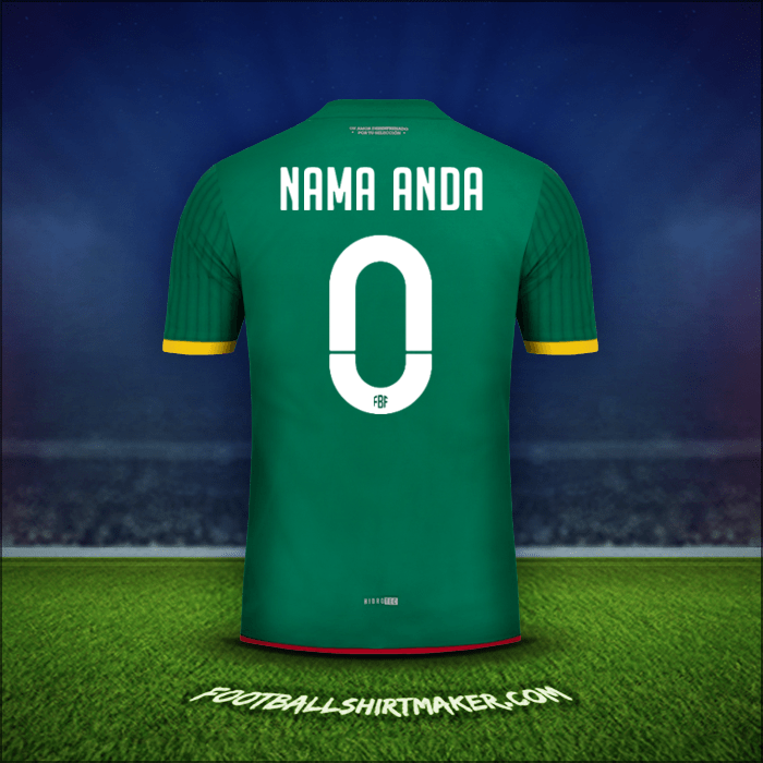 Jersey Bolivia 2015 -  nama anda - 0