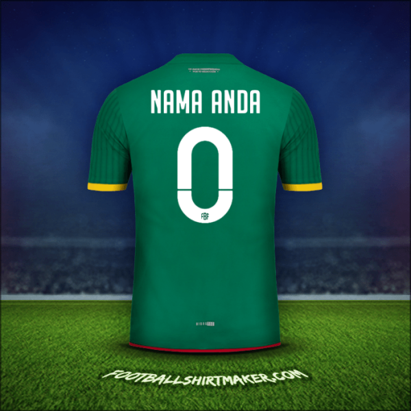 Jersey Bolivia 2015 -  nama anda - 0
