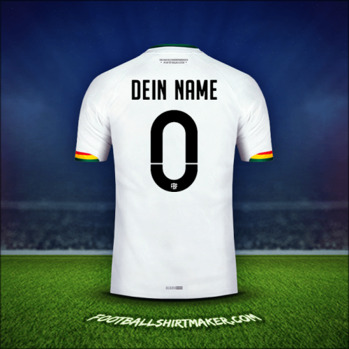 Trikot Bolivien 2015 Auswärts -  dein name - 0