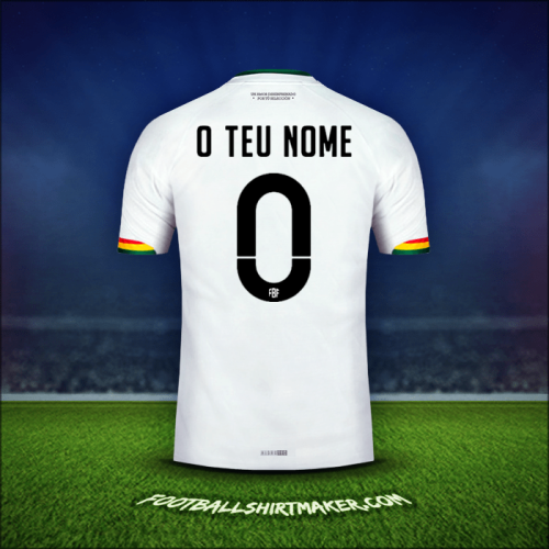 Camisola Bolívia 2015 Alternativa -  o teu nome - 0