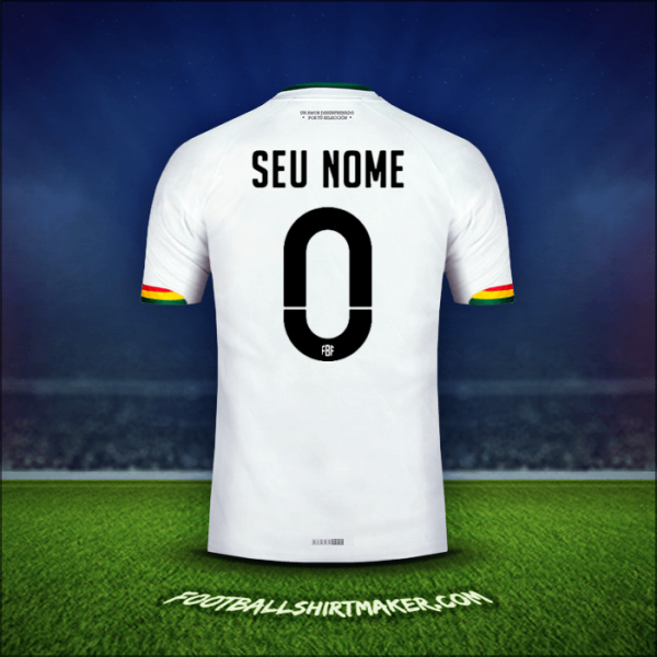 Camisa Bolívia 2015 Alternativa -  seu nome - 0