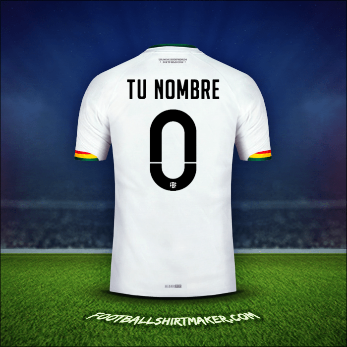 Camiseta Bolivia 2015 Visita -  tu nombre - 0