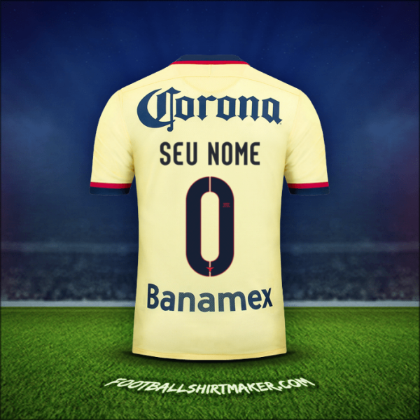 Camisa Club America 2015/16 -  seu nome - 0
