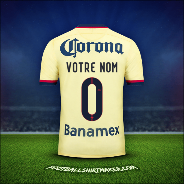 Maillot Club America 2015/16 -  votre nom - 0