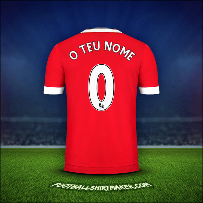 Camisola Manchester United 2015/16 -  o teu nome - 0