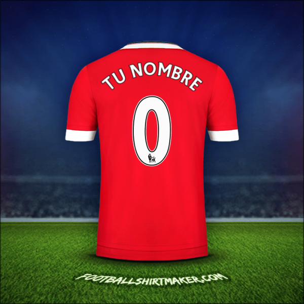 Jersey Manchester United 2015/16 -  tu nombre - 0