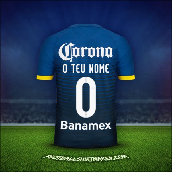 Camisola Club America 2015/16 Alternativa -  o teu nome - 0