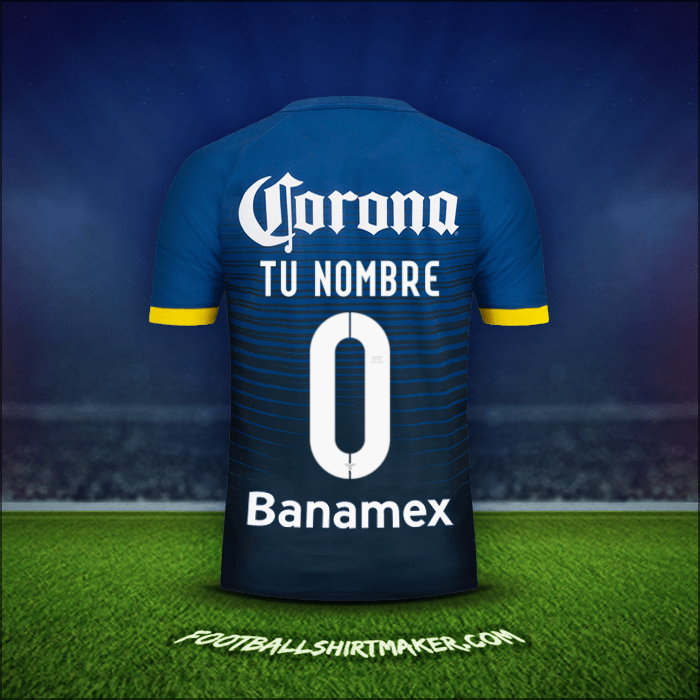 Jersey Club America 2015/16 Visita -  tu nombre - 0