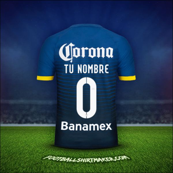 Camiseta Club America 2015/16 Visita -  tu nombre - 0