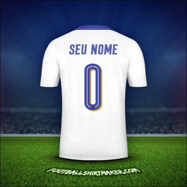 Camisa Itália 2016 Alternativa -  seu nome - 0