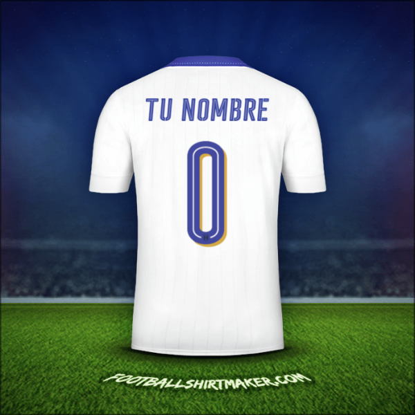 Camiseta Italia 2016 Visita -  tu nombre - 0