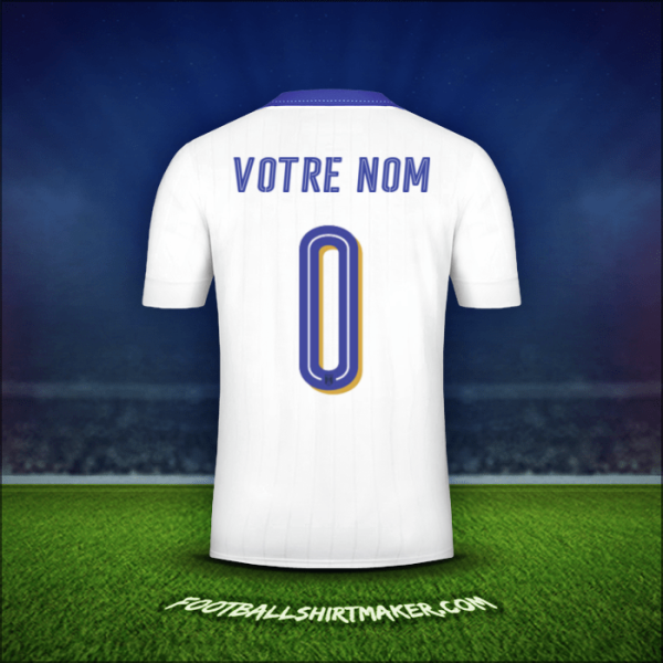 Maillot Italie 2016 Extérieur -  votre nom - 0