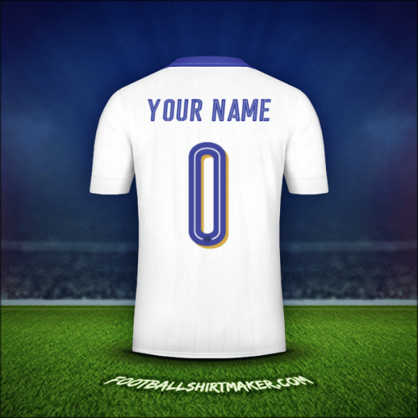 Shirt Italy 2016 Away -  your name - 0