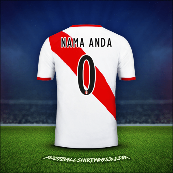 Jersey Peru 2015/16 -  nama anda - 0