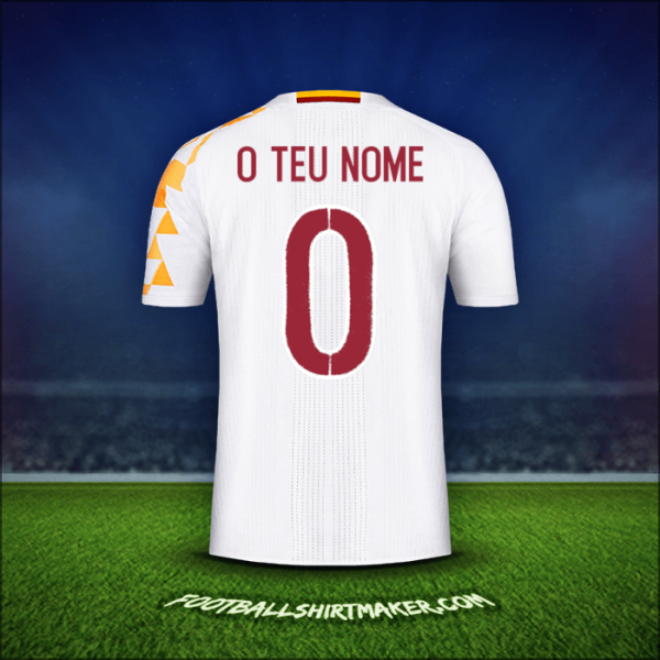 Camisola Espanha 2016 Alternativa -  o teu nome - 0