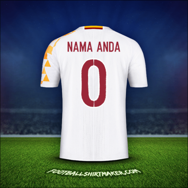 Jersey Spanyol 2016 Alternatif -  nama anda - 0