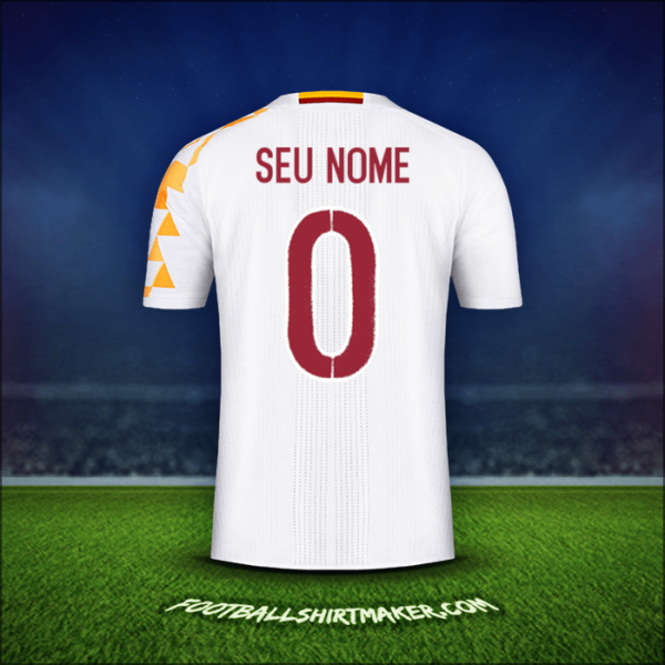 Camisa Espanha 2016 Alternativa -  seu nome - 0