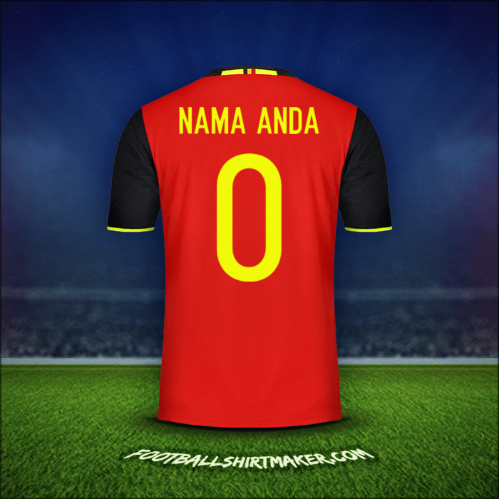 Jersey Belgia 2016 -  nama anda - 0