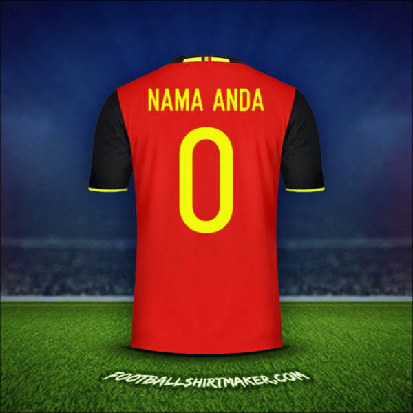 Jersey Belgia 2016 -  nama anda - 0