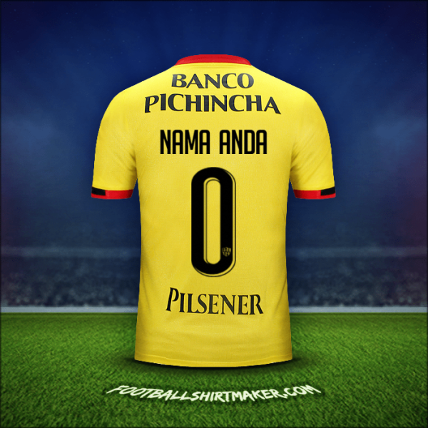 Jersey Barcelona SC 2016 -  nama anda - 0