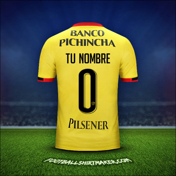 Jersey Barcelona SC 2016 -  tu nombre - 0