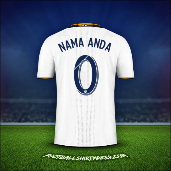Jersey LA Galaxy 2016/2017 -  nama anda - 0