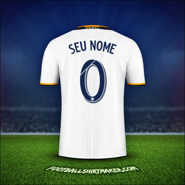 Camisa LA Galaxy 2016/2017 -  seu nome - 0