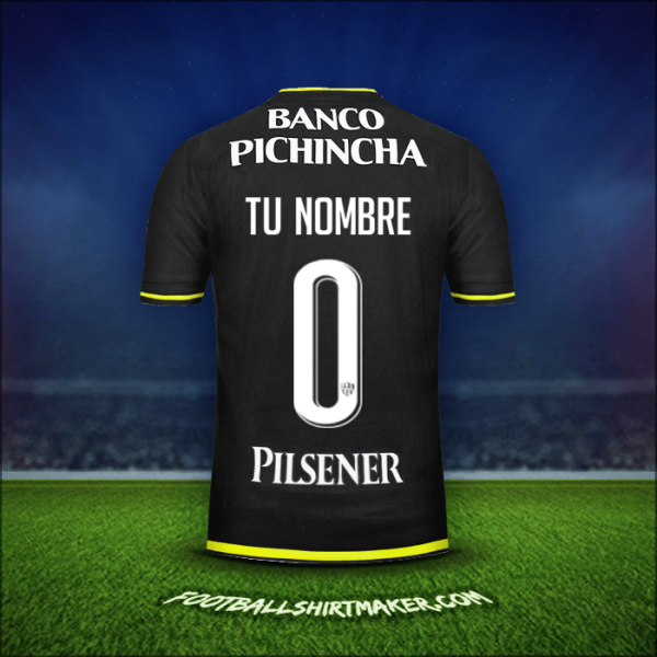 Jersey Barcelona SC 2016 Visita -  tu nombre - 0